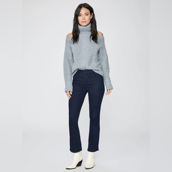 PAIGE Claudine High Rise Ankle Flare Jean in Fidelity - Picture 1 of 9